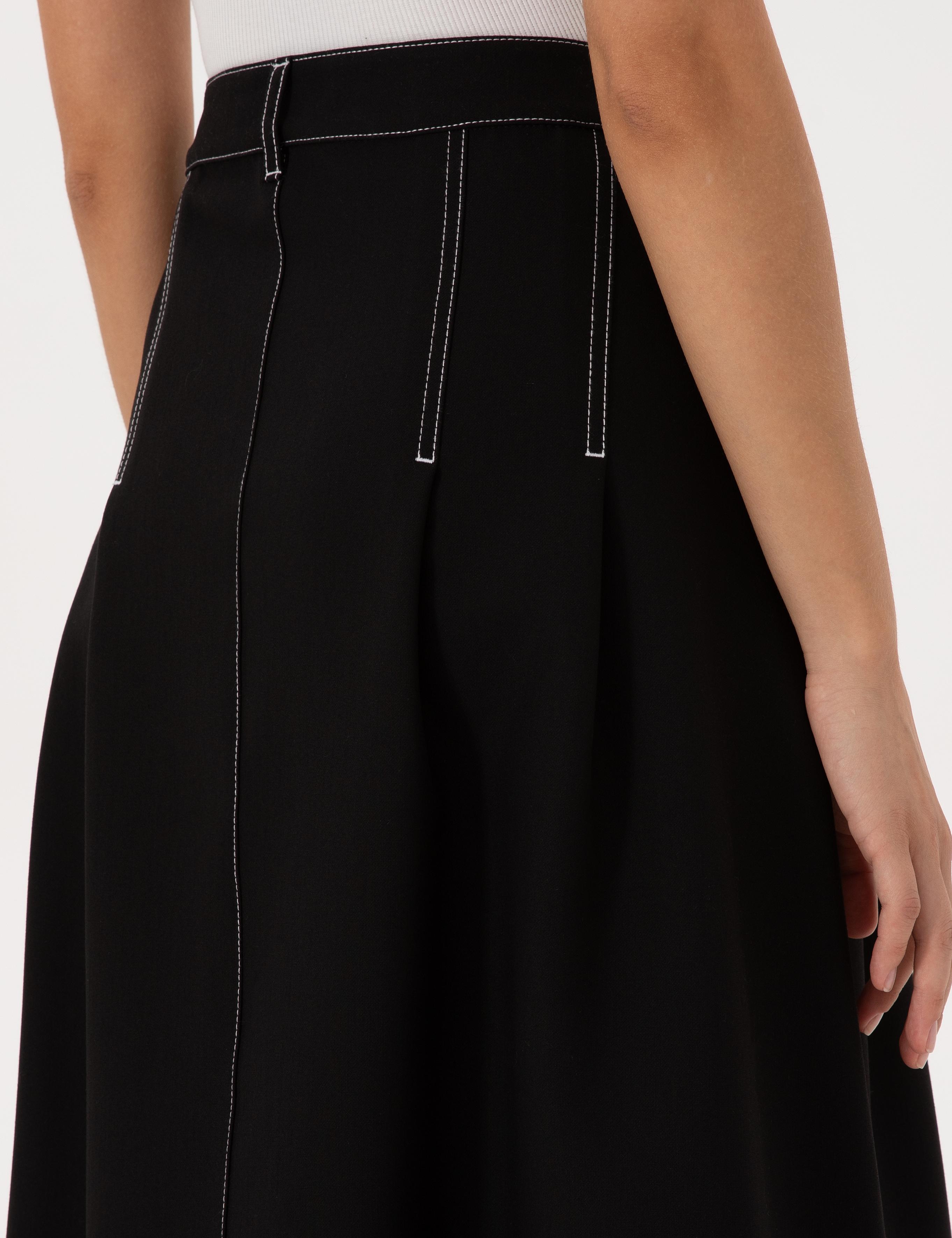 Siyah A Kesim Dokuma Etek