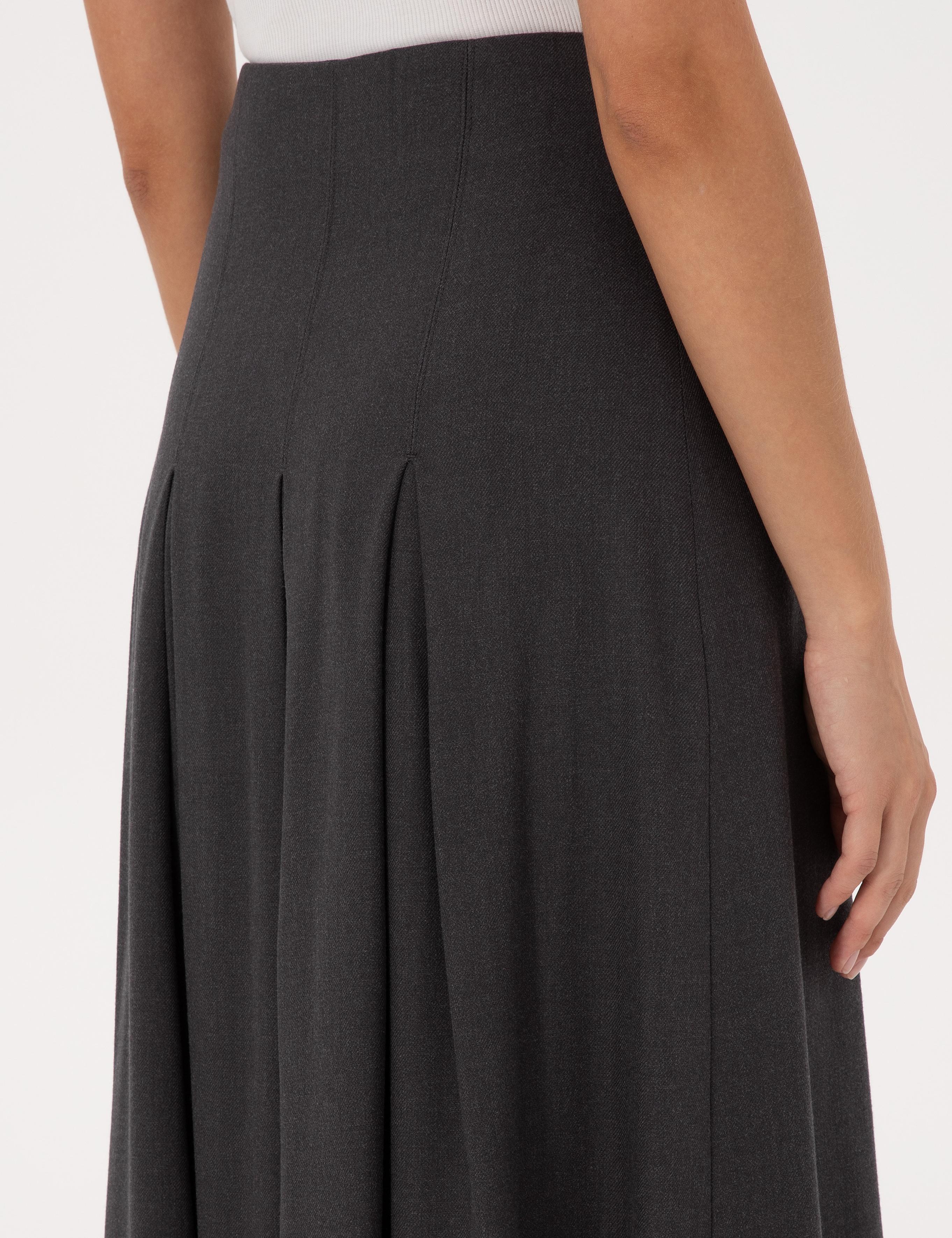 Antrasit A Kesim Dokuma Etek