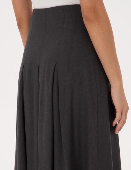 Antrasit A Kesim Dokuma Etek - 50313659006