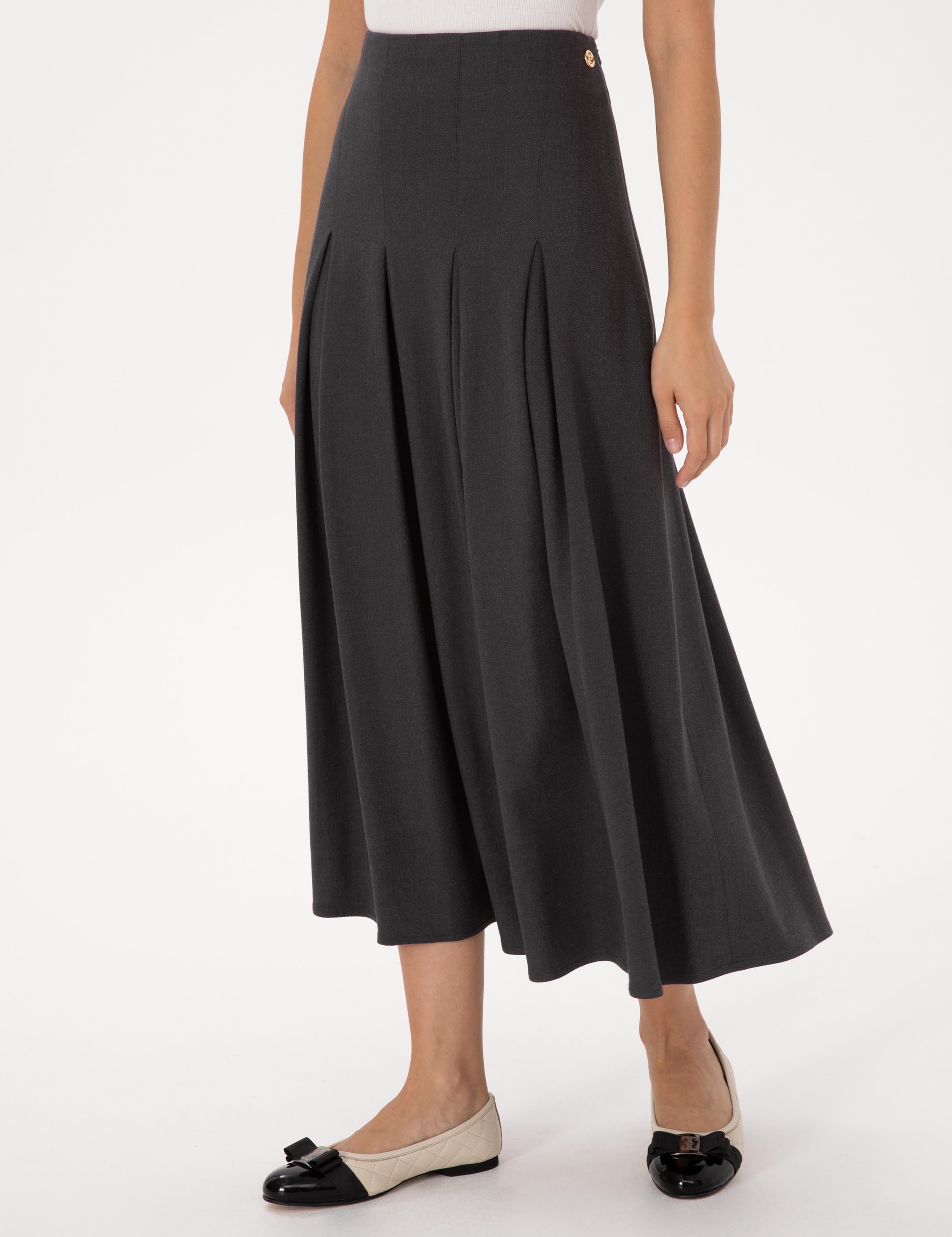 Antrasit A Kesim Dokuma Etek