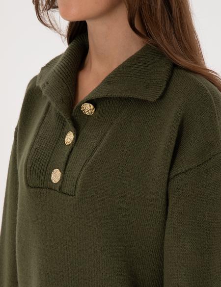 Haki Comfort Fit Kazak - 50310934011