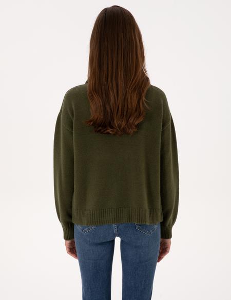 Haki Comfort Fit Kazak - 50310934011