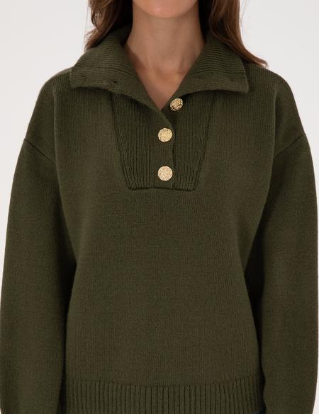 Haki Comfort Fit Kazak - 50310934011