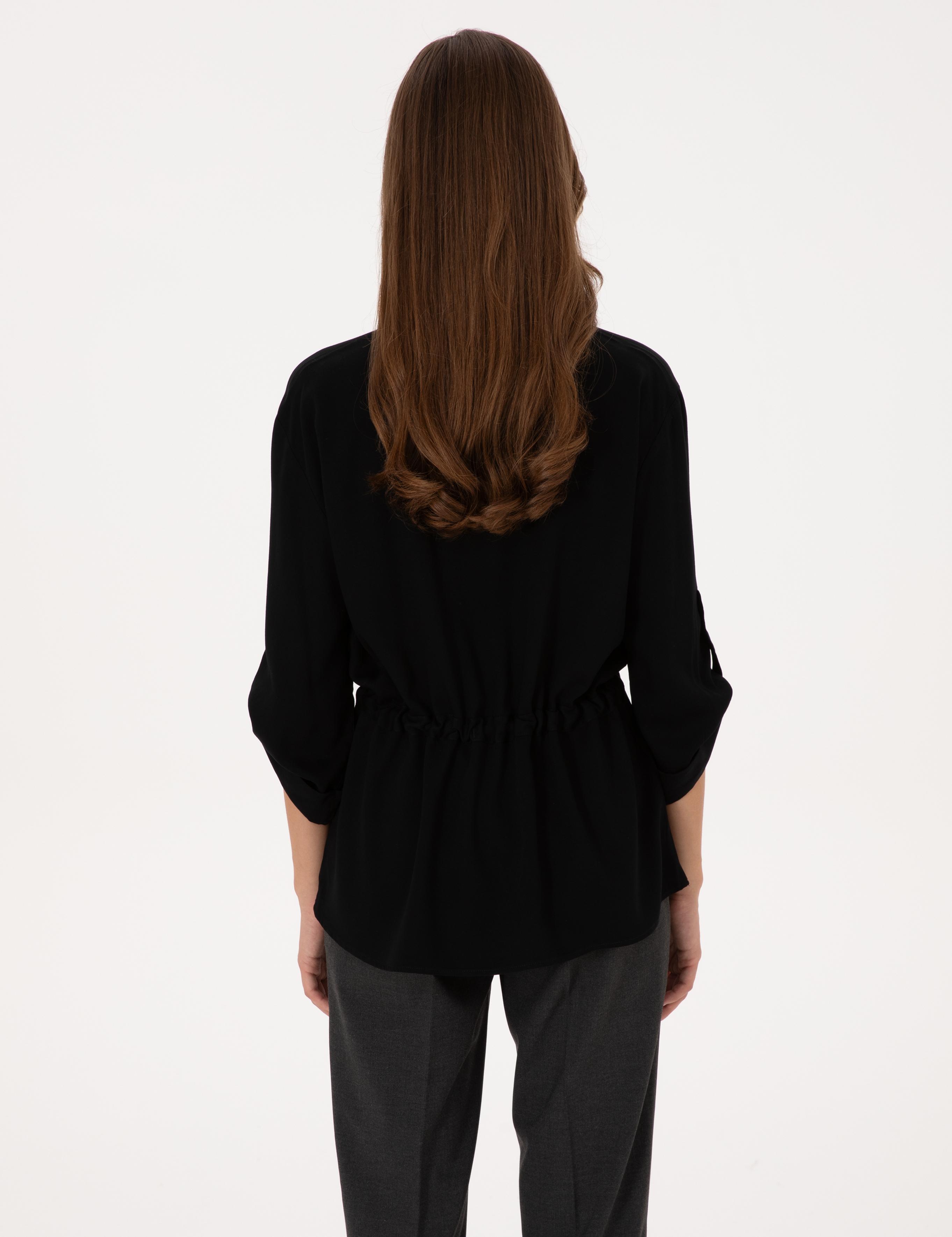 Siyah Comfort Fit Uzun Kollu Gömlek