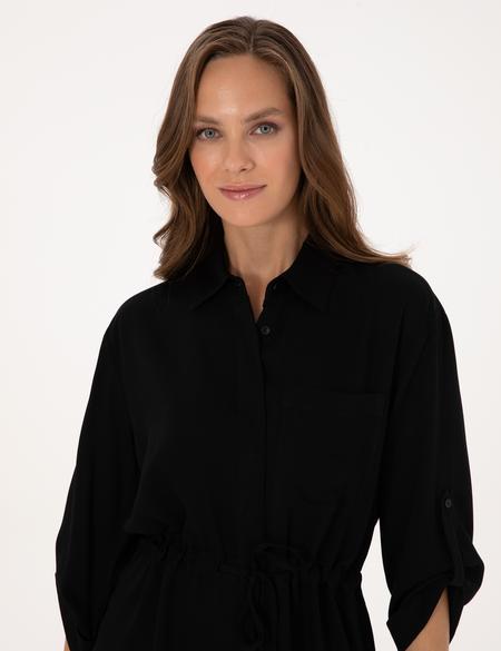 Siyah Comfort Fit Uzun Kollu Gömlek - 50318228001