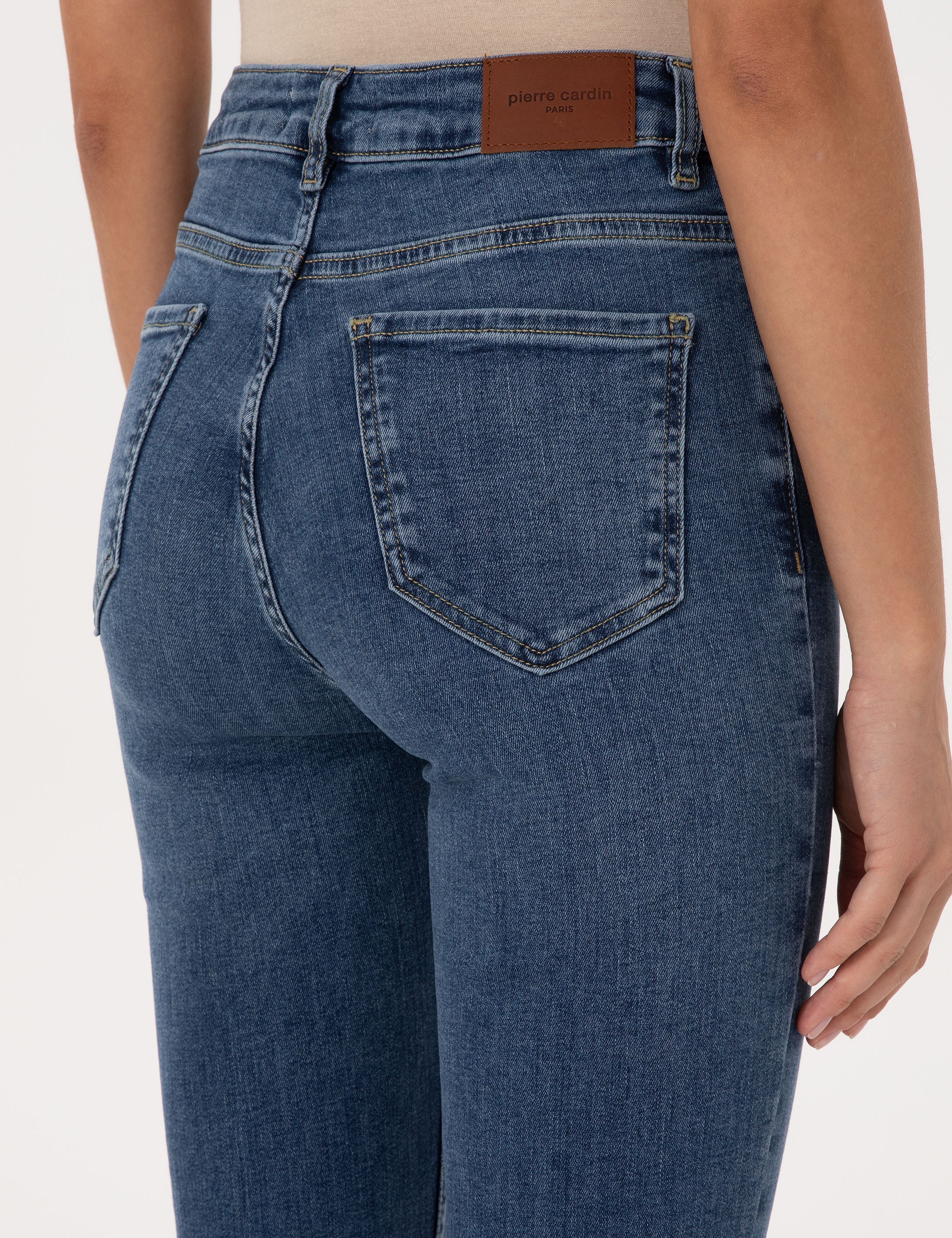 Mavi Skinny Flare Fit Jean Pantolon - Image 6