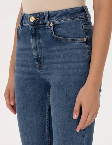 Mavi Skinny Flare Fit Jean Pantolon