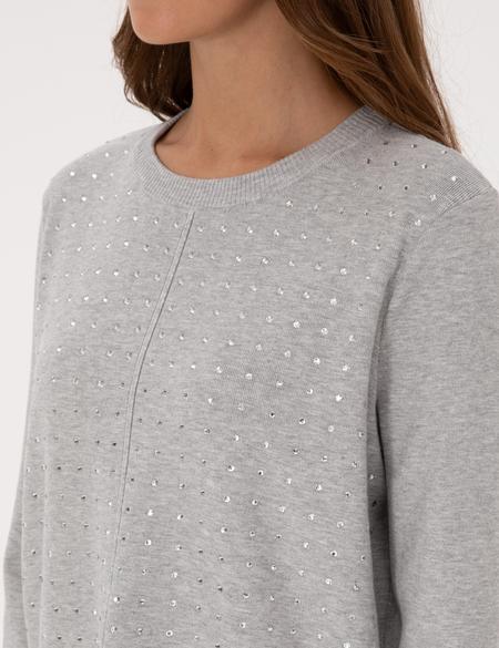 Gri Melanj Regular Fit Kazak - 50310926011