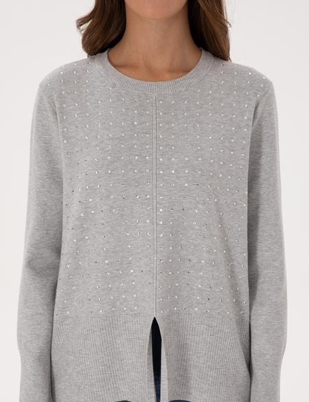 Gri Melanj Regular Fit Kazak - 50310926011