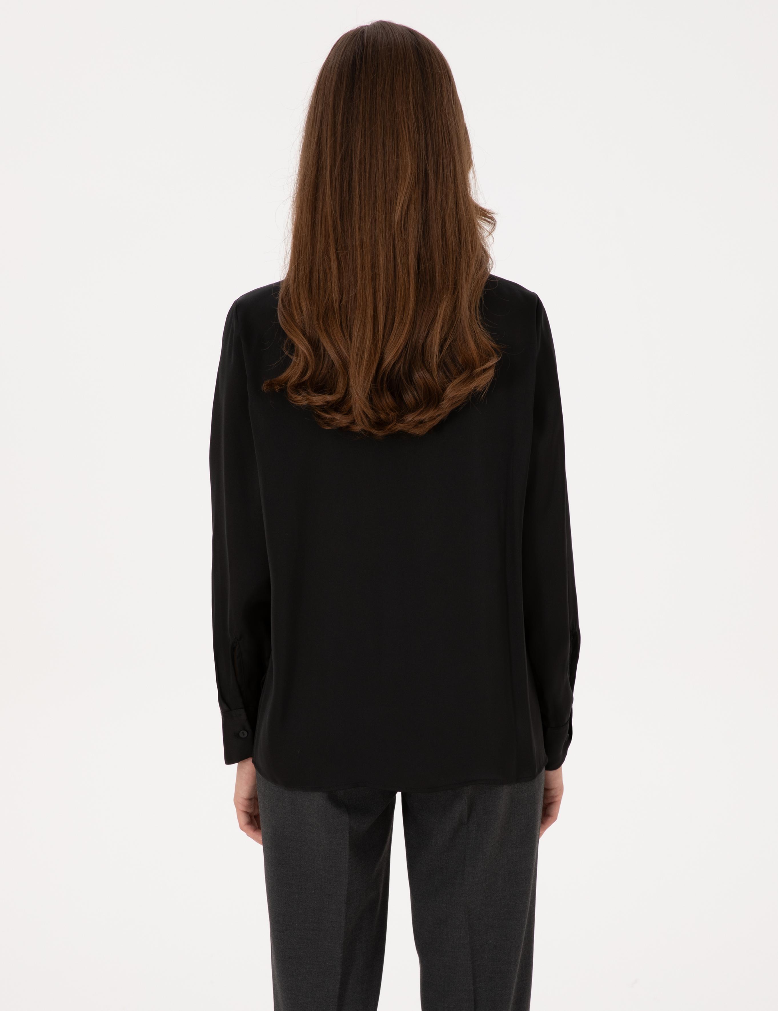 Siyah Comfort Fit Uzun Kollu Gömlek