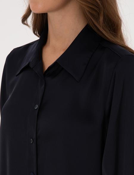 Lacivert Comfort Fit Uzun Kollu Gömlek - 50318218009