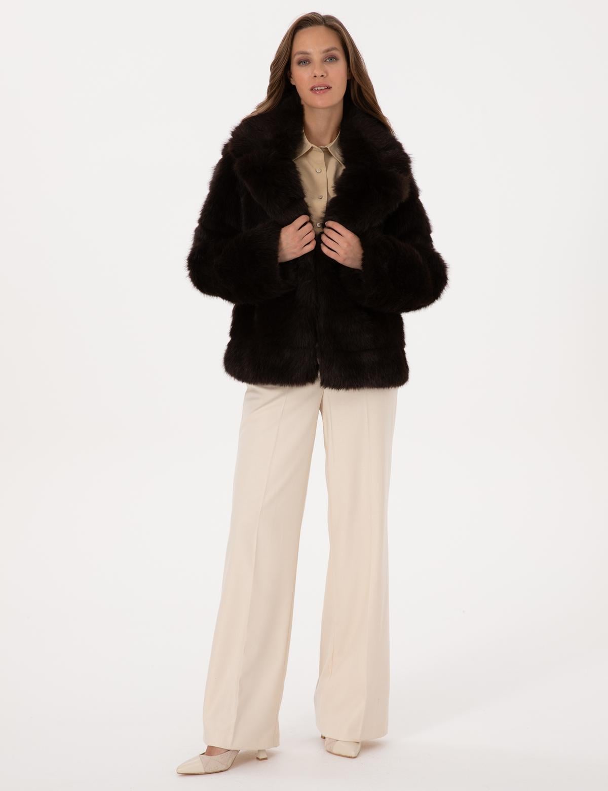 Kahverengi Comfort Fit Mont - 50309011004