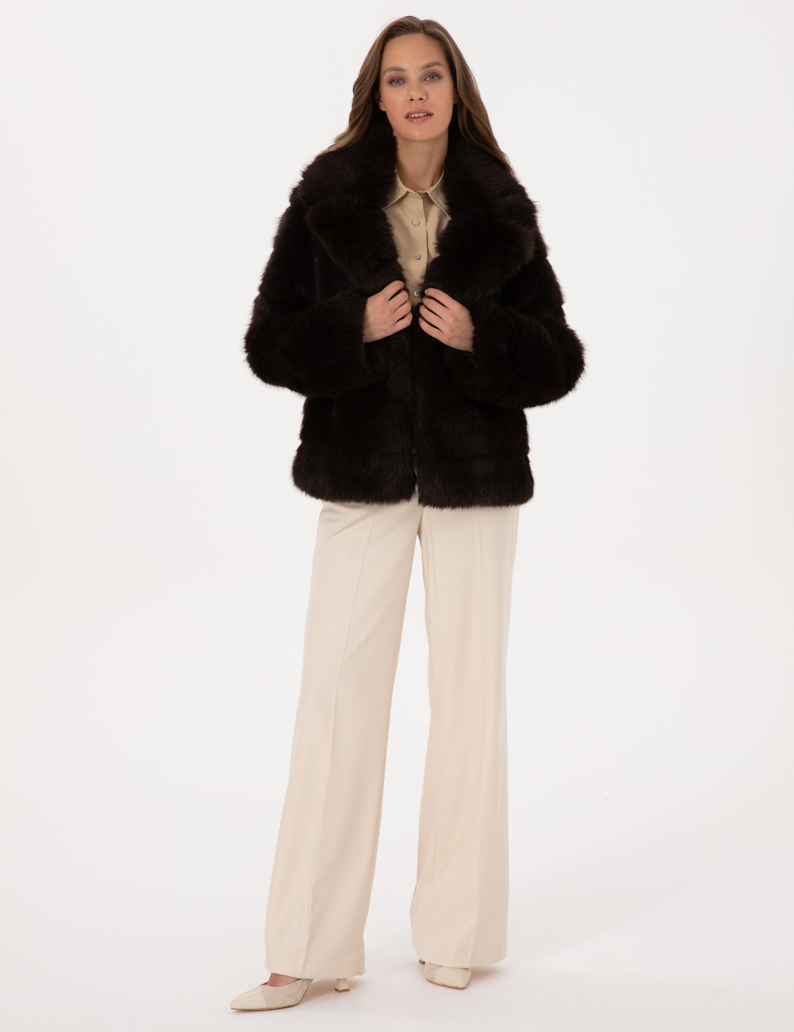 Kahverengi Comfort Fit Mont