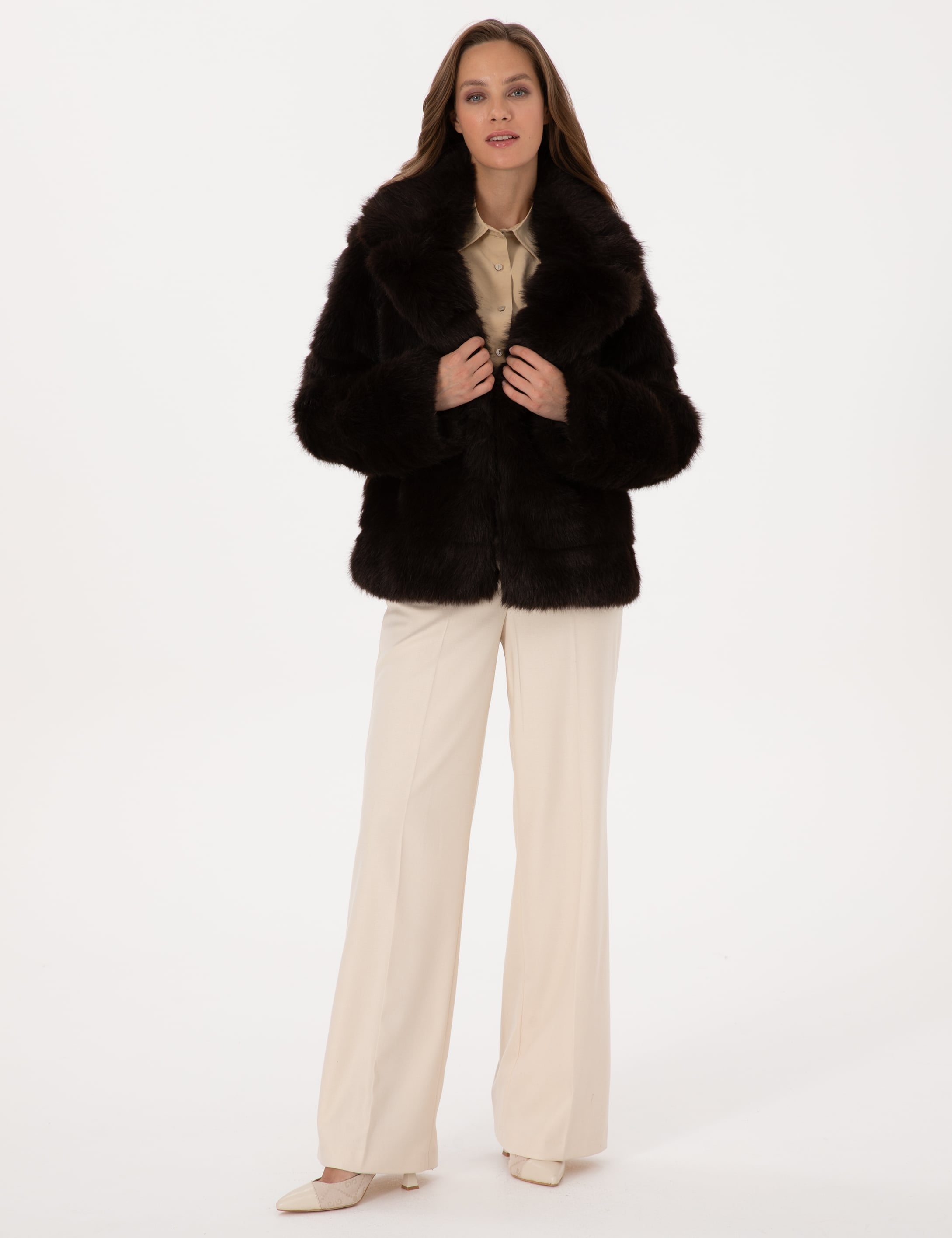 Kahverengi Comfort Fit Mont - Image 4
