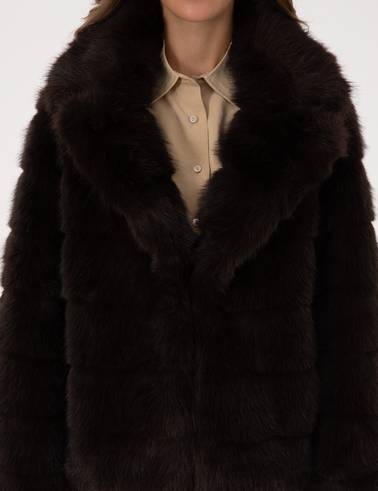 Kahverengi Comfort Fit Mont
