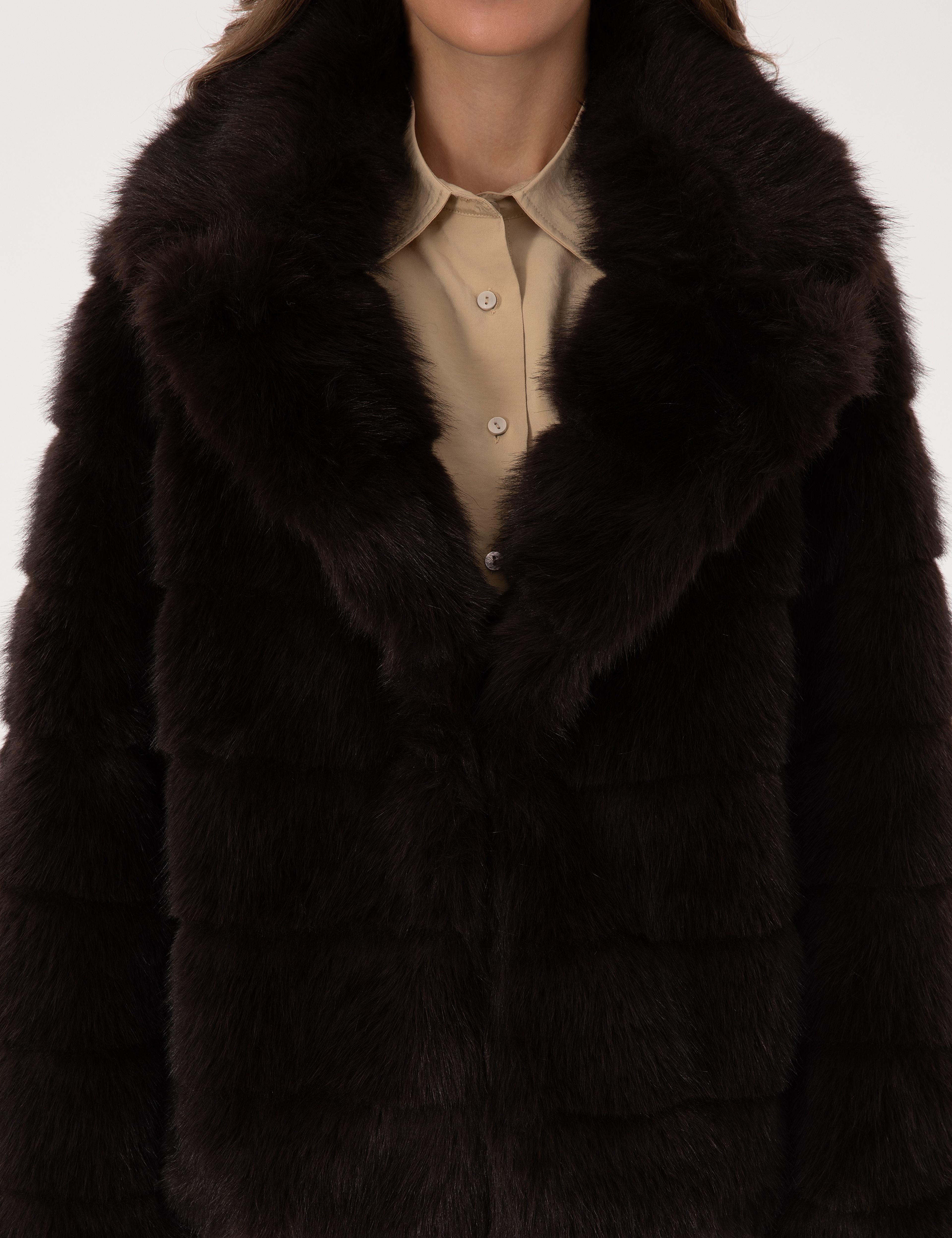 Kahverengi Comfort Fit Mont - Image 7