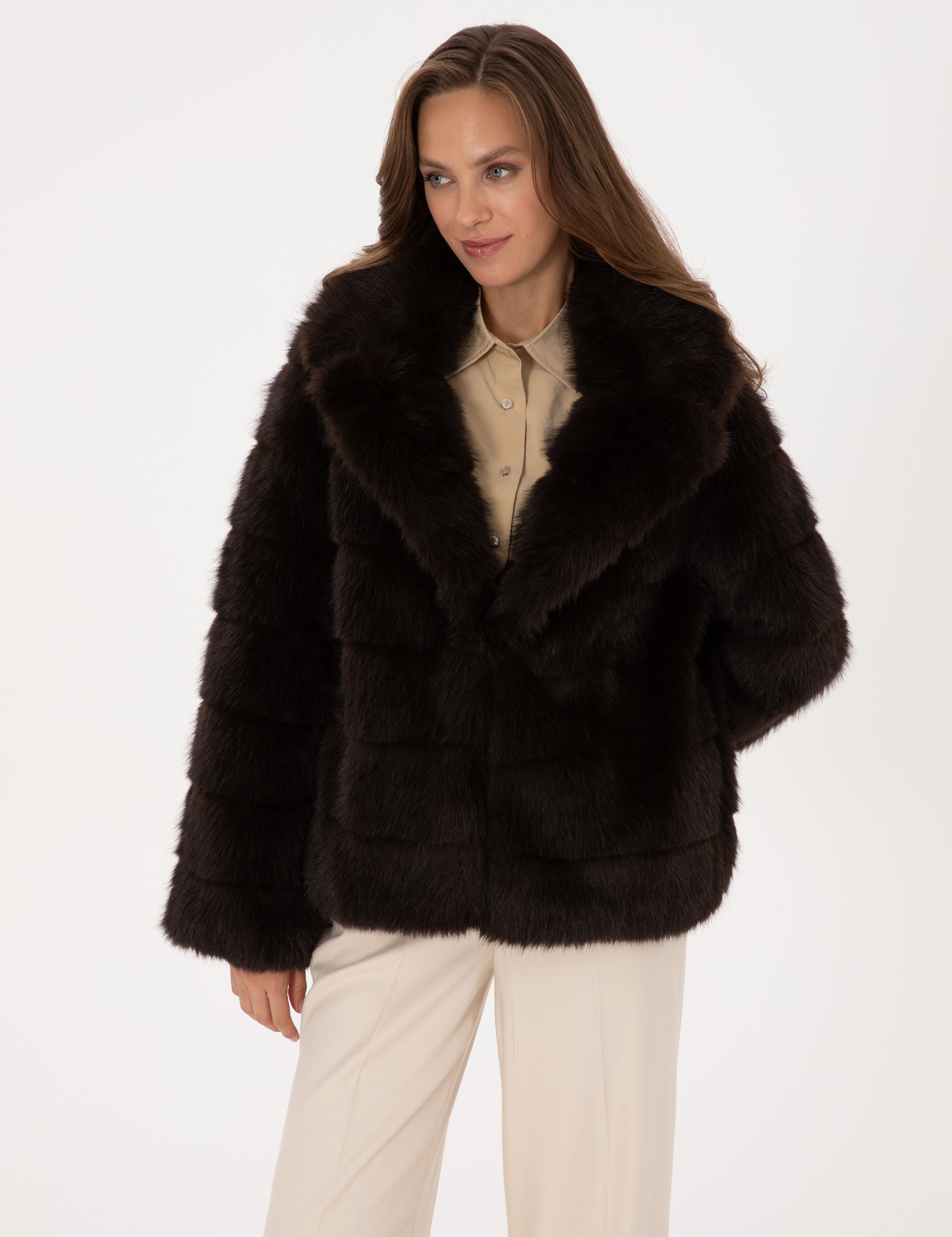 Kahverengi Comfort Fit Mont - Image 3