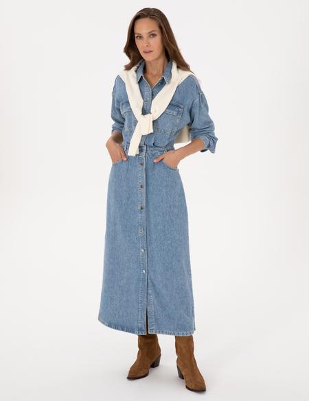 Mavi Comfort Fit Jean Elbise - 50308538002