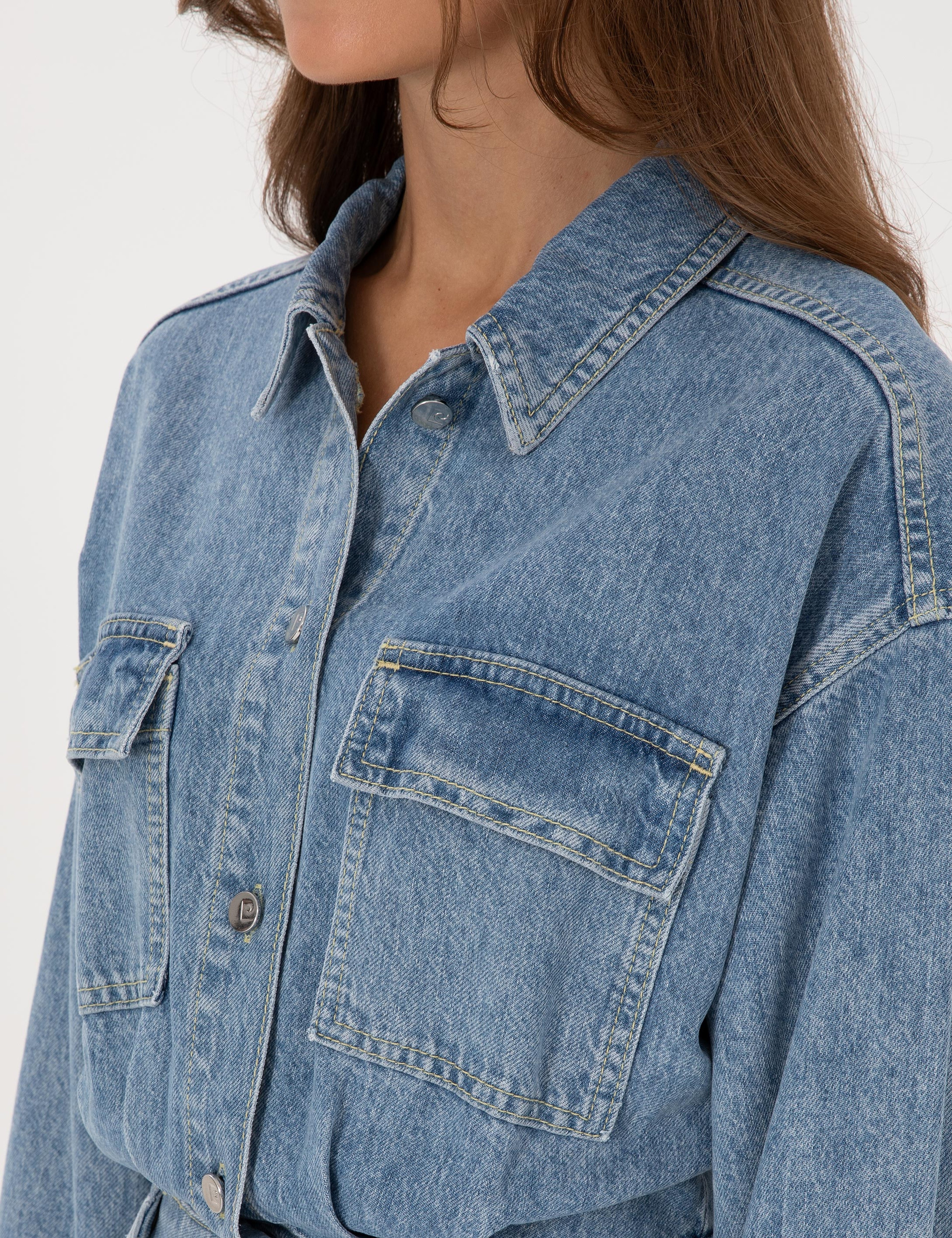 Mavi Comfort Fit Jean Elbise - Image 6