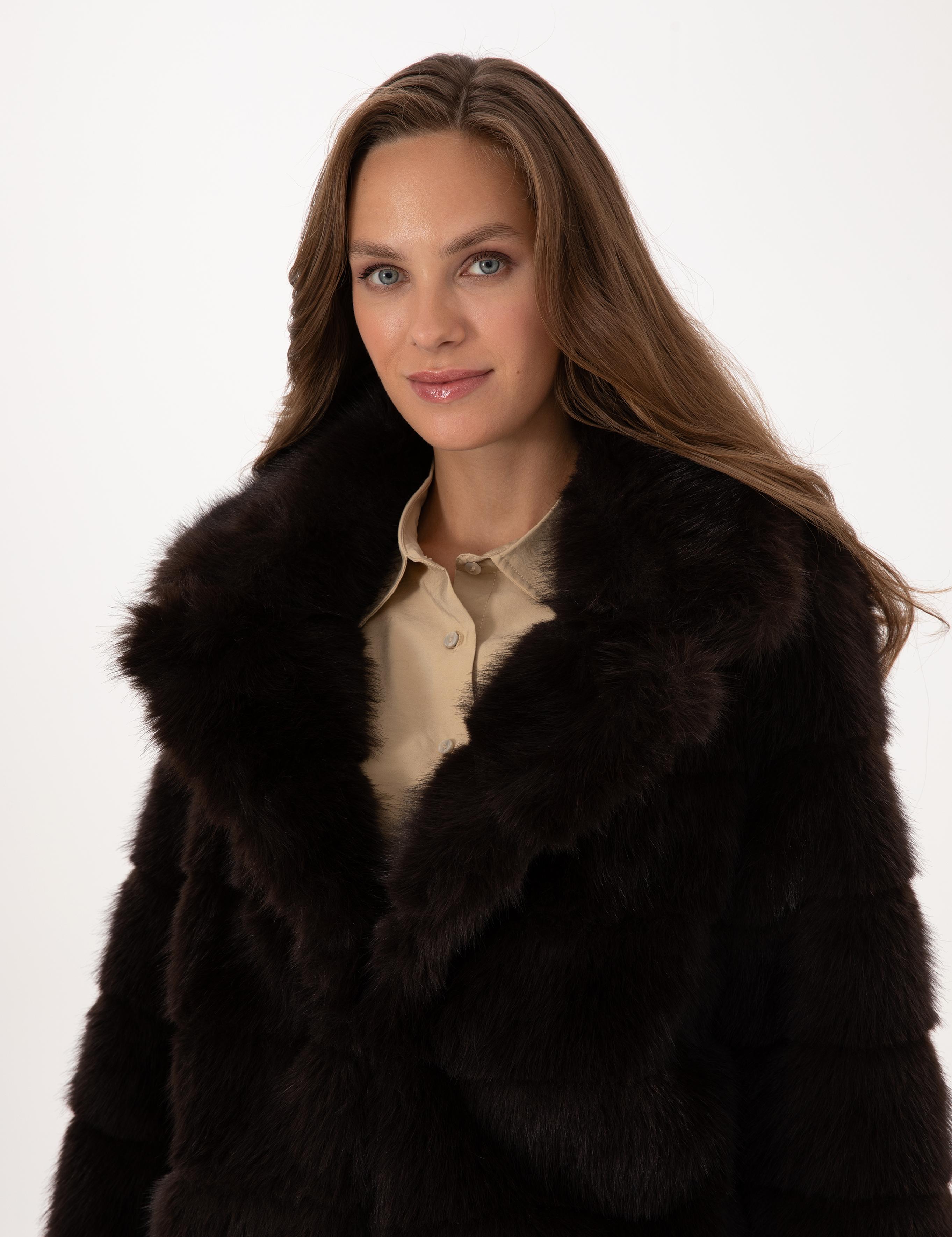 Kahverengi Comfort Fit Mont