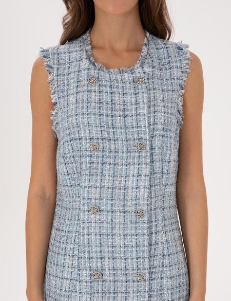 Mavi Slim Fit Dokuma Elbise - 50313249003