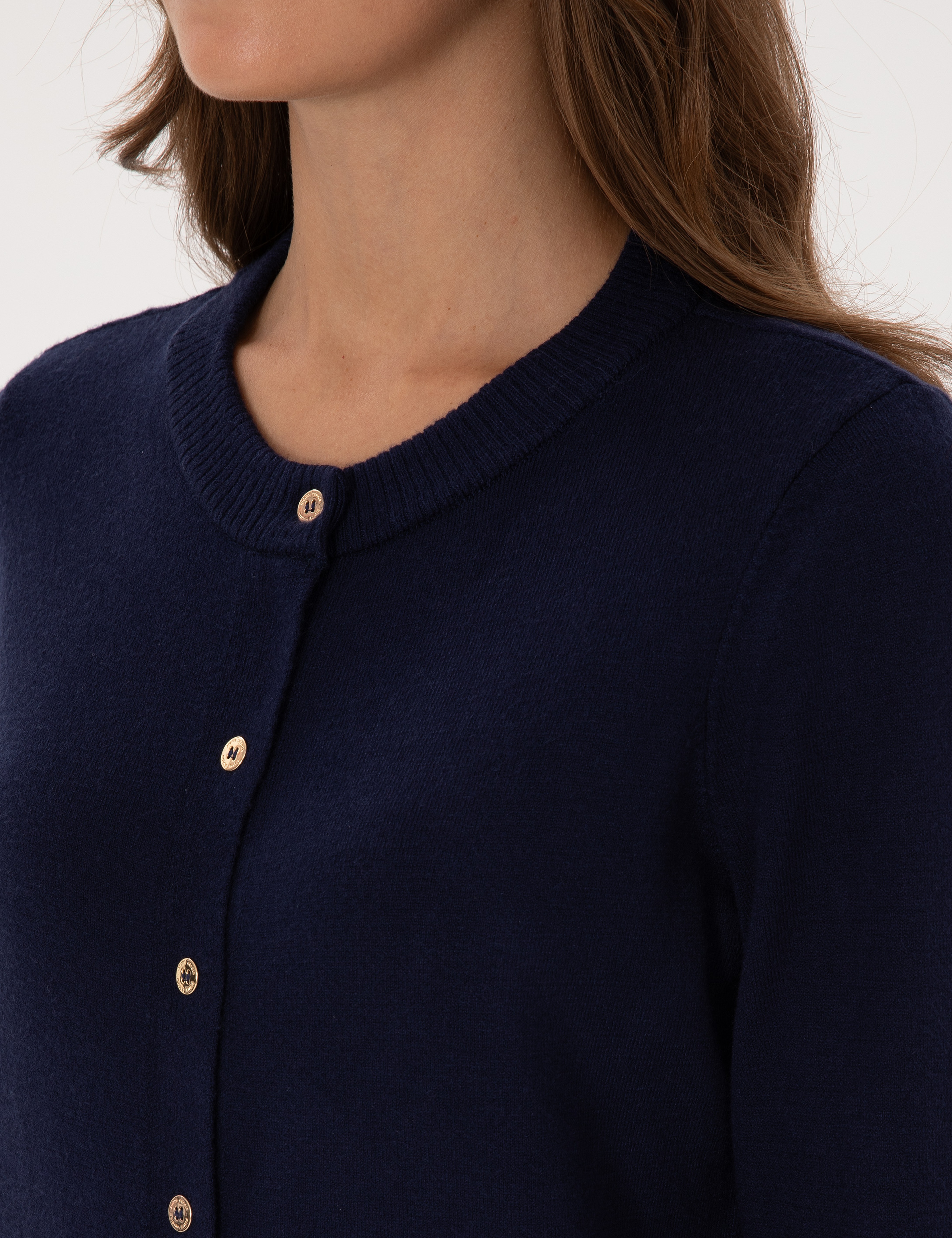 Lacivert Slim Fit Triko Hırka - Image 7