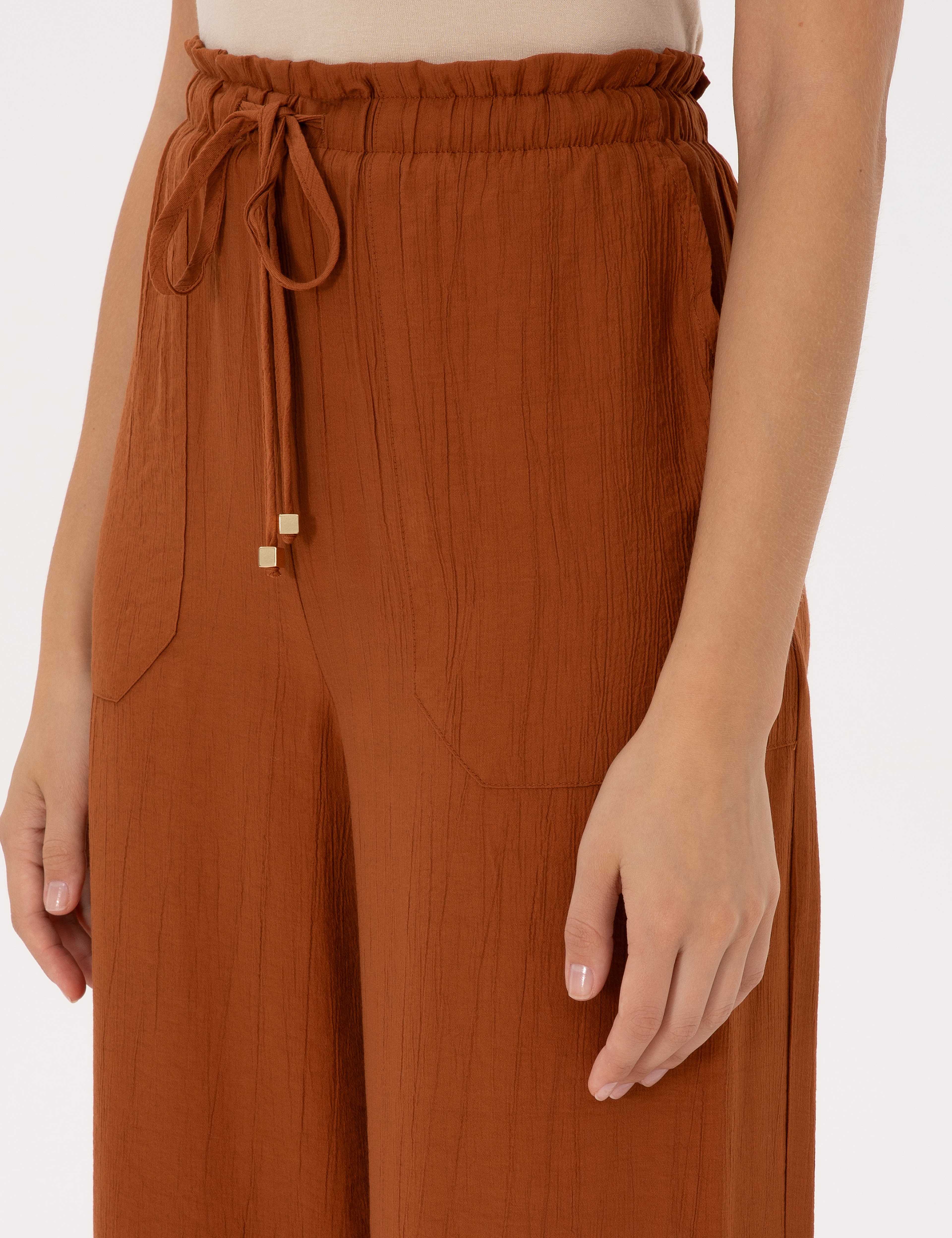 Tarçın Loose Fit Kanvas Pantolon - Image 5