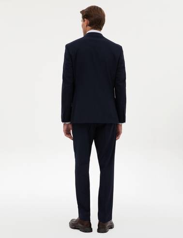 Lacivert Slim Fit Takım Elbise