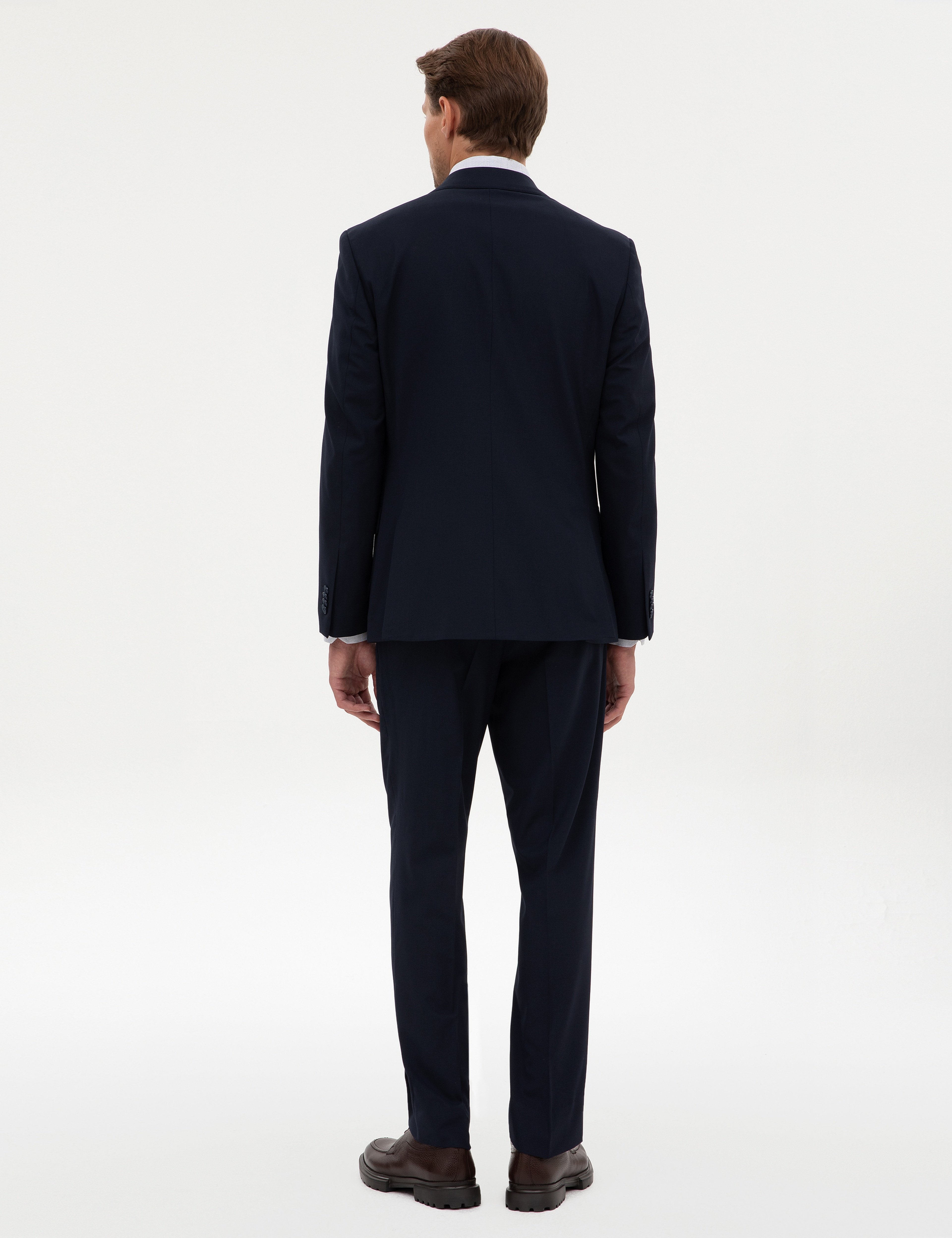Lacivert Slim Fit Takım Elbise - Image 5