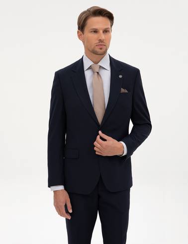Lacivert Slim Fit Takım Elbise
