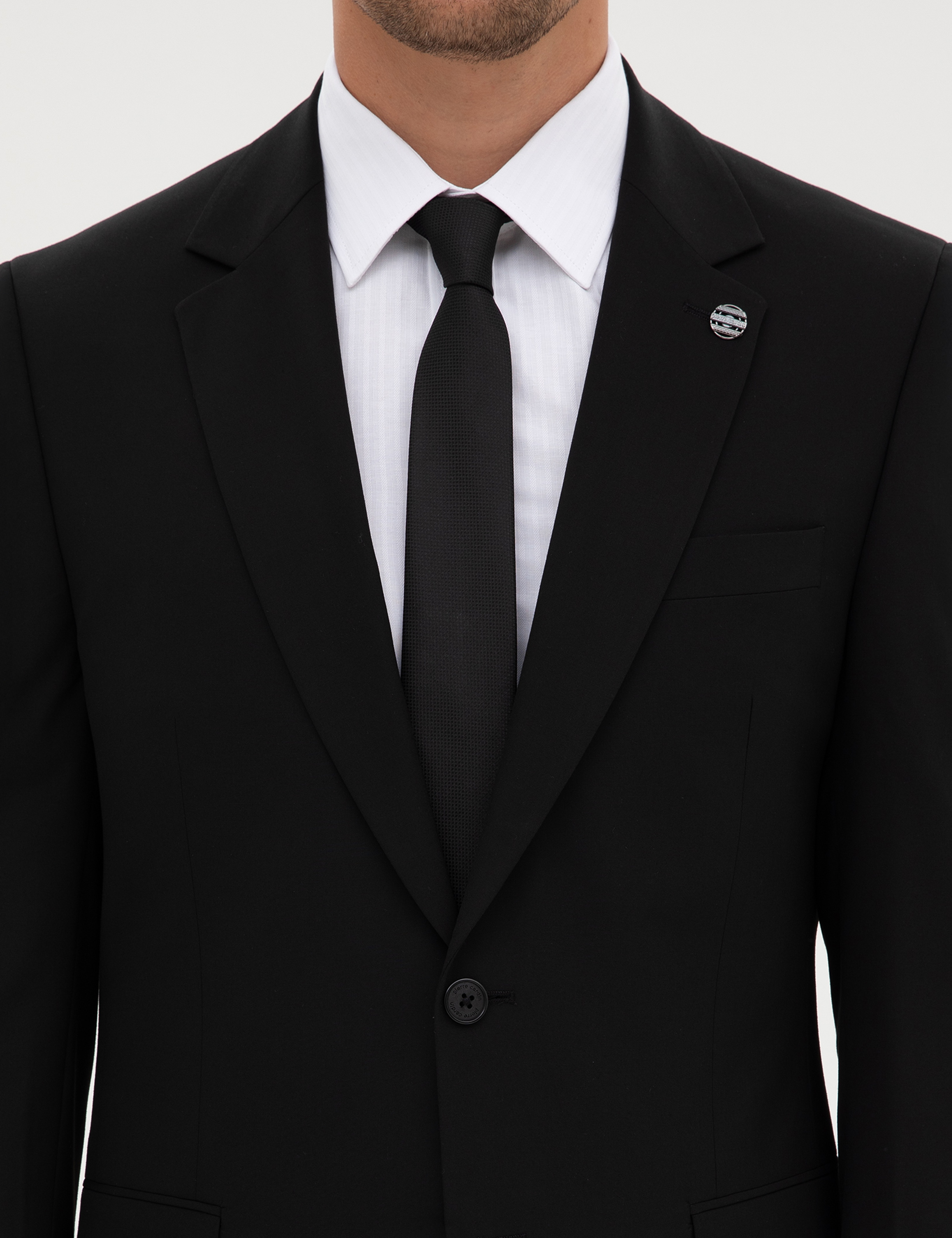 Siyah Slim Fit Takım Elbise - Image 7