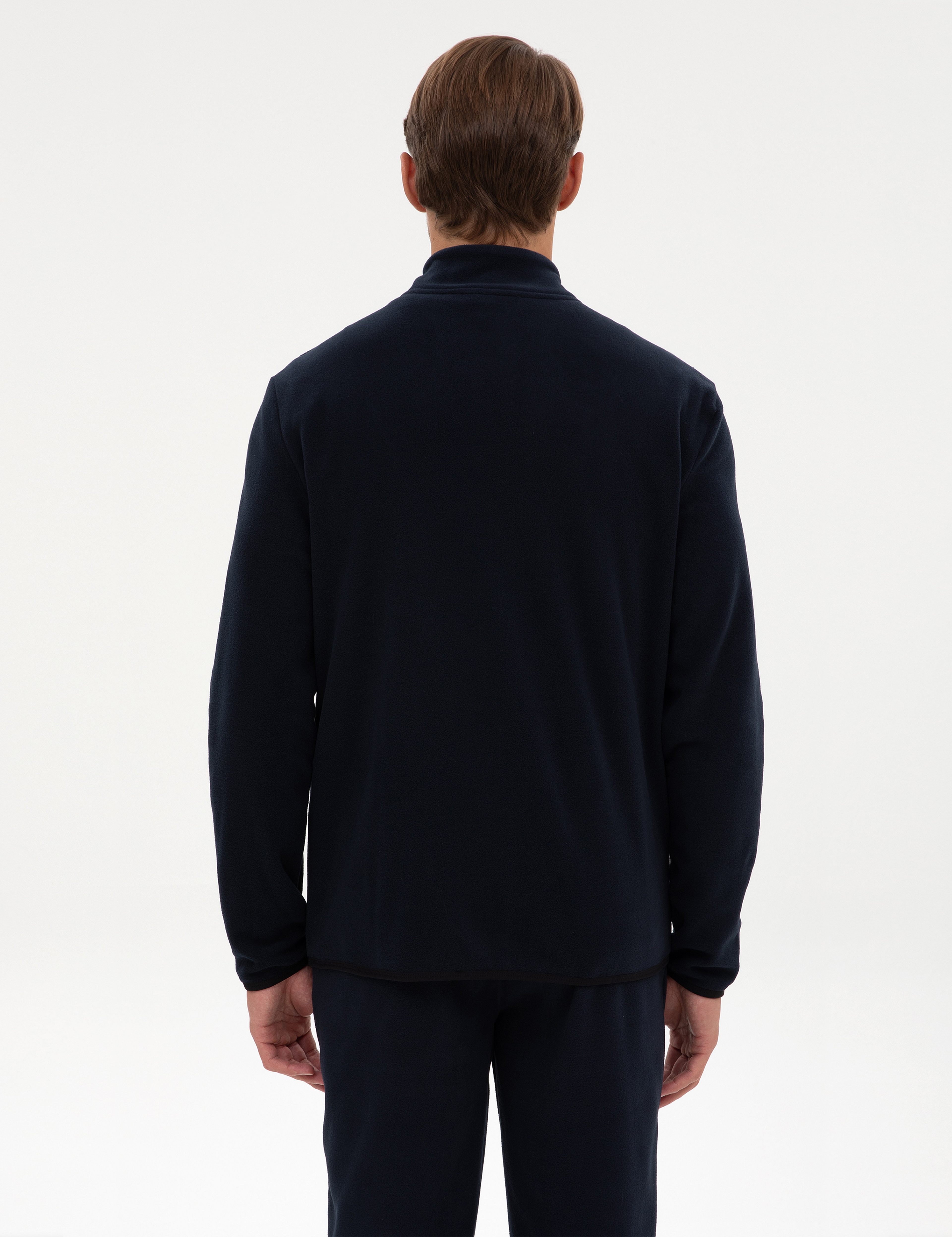 Lacivert Regular Fit Polar Hırka - Image 5