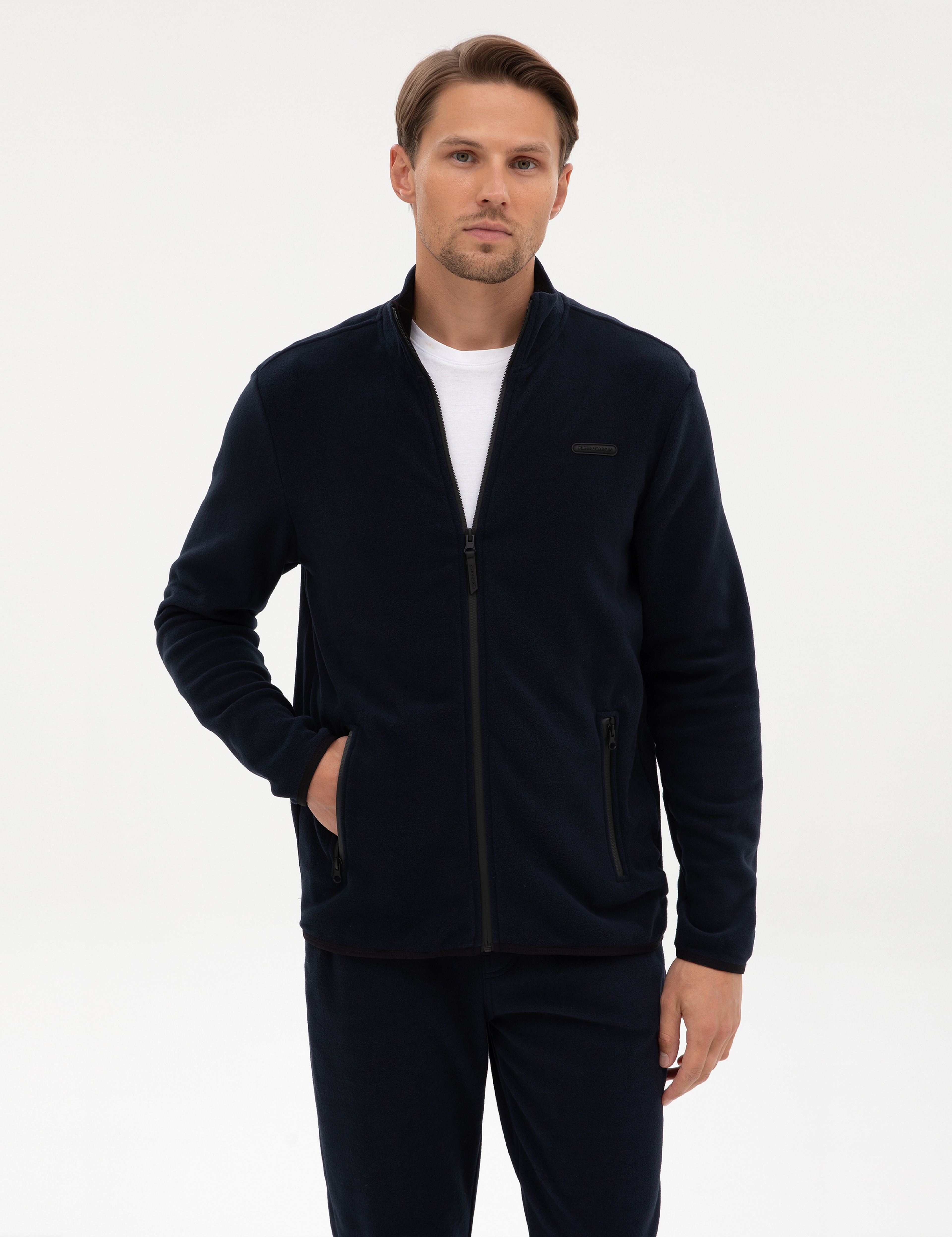 Lacivert Regular Fit Polar Hırka