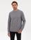 Gri 2 İplik Regular Fit Bisiklet Yaka Basic Sweatshirt