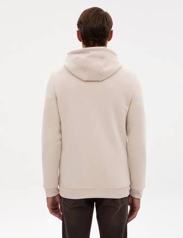 Taş 2 İplik Regular Fit Kapüşonlu Basic Sweatshirt