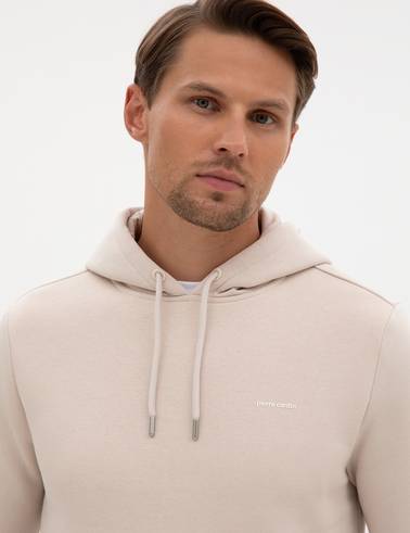 Taş 2 İplik Regular Fit Kapüşonlu Basic Sweatshirt