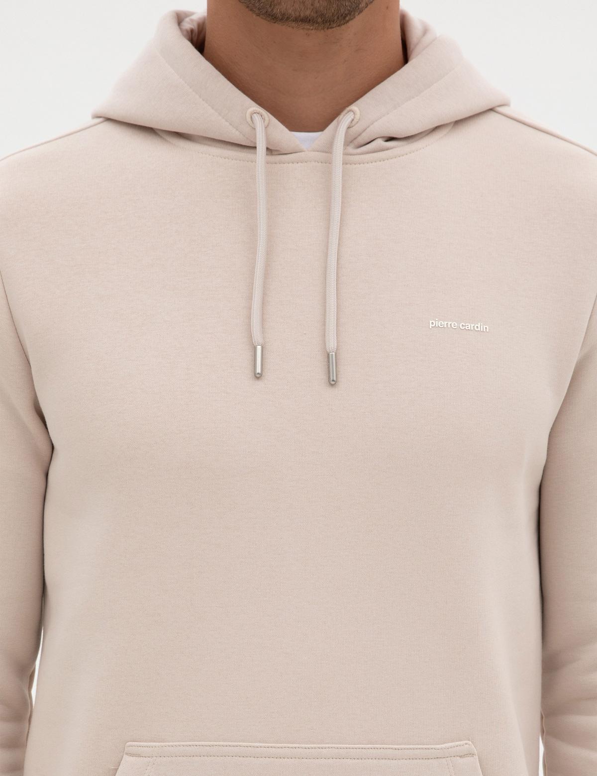 Taş 2 İplik Regular Fit İçi Polarlı Kapüşonlu Basic Sweatshirt - 50314055013