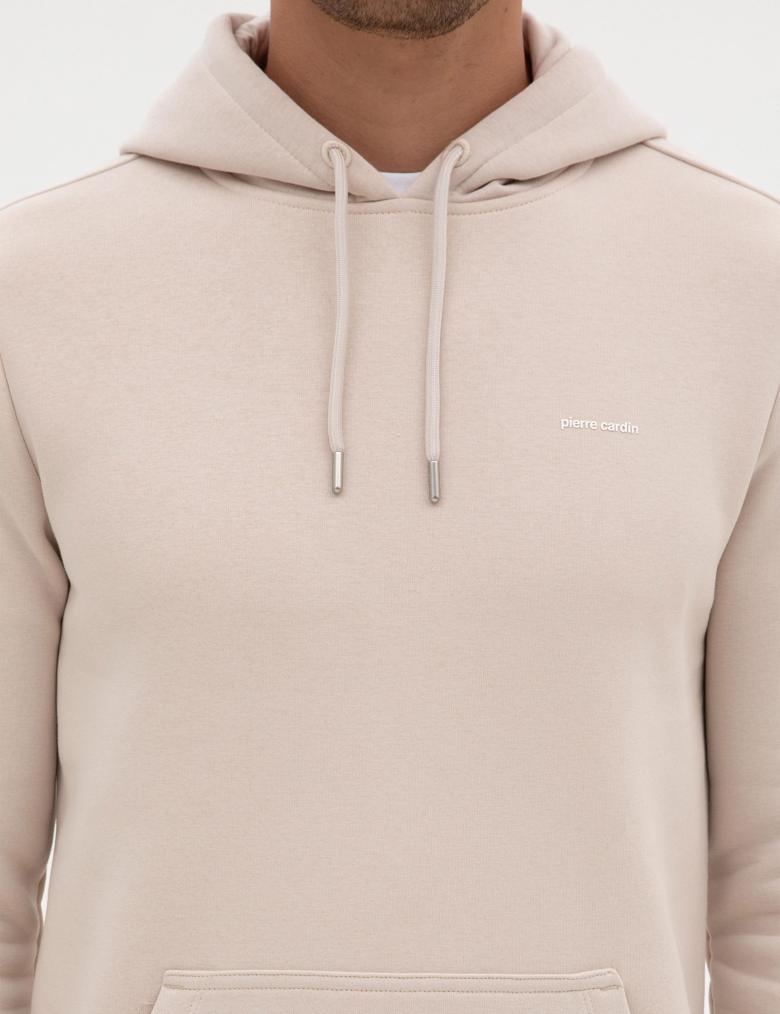 Taş 2 İplik Regular Fit İçi Polarlı Kapüşonlu Basic Sweatshirt