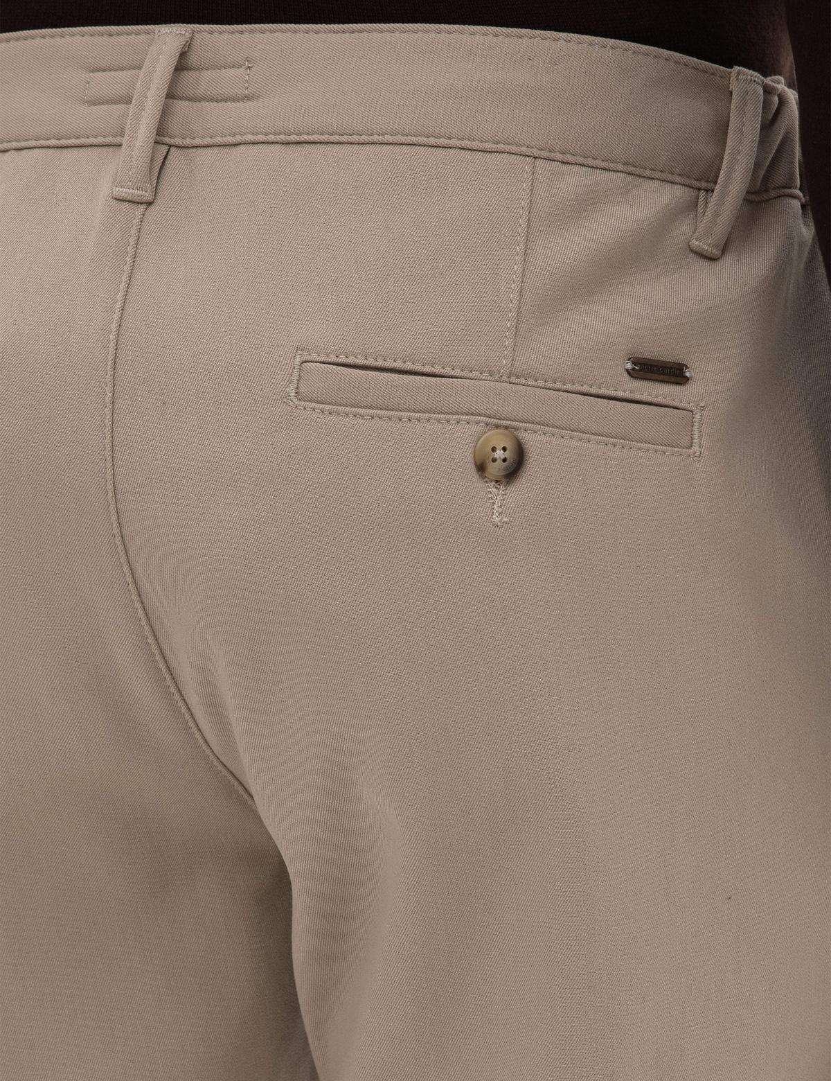 Bej Slim Fit Kanvas Pantolon - 50309931196