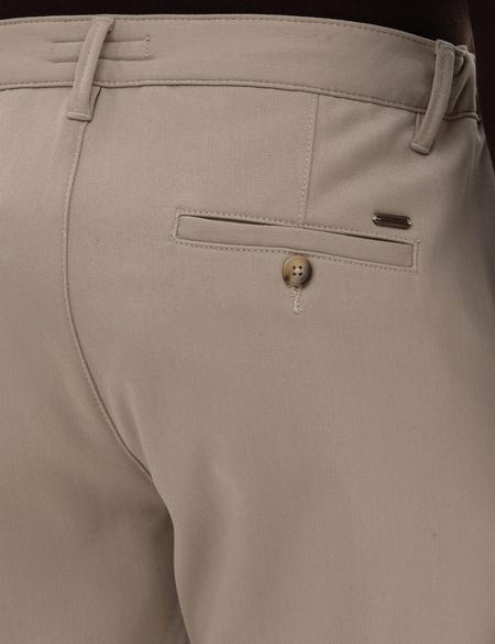 Bej Slim Fit Kanvas Pantolon - 50309931196