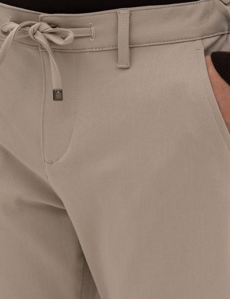 Bej Slim Fit Kanvas Pantolon - 50309931196