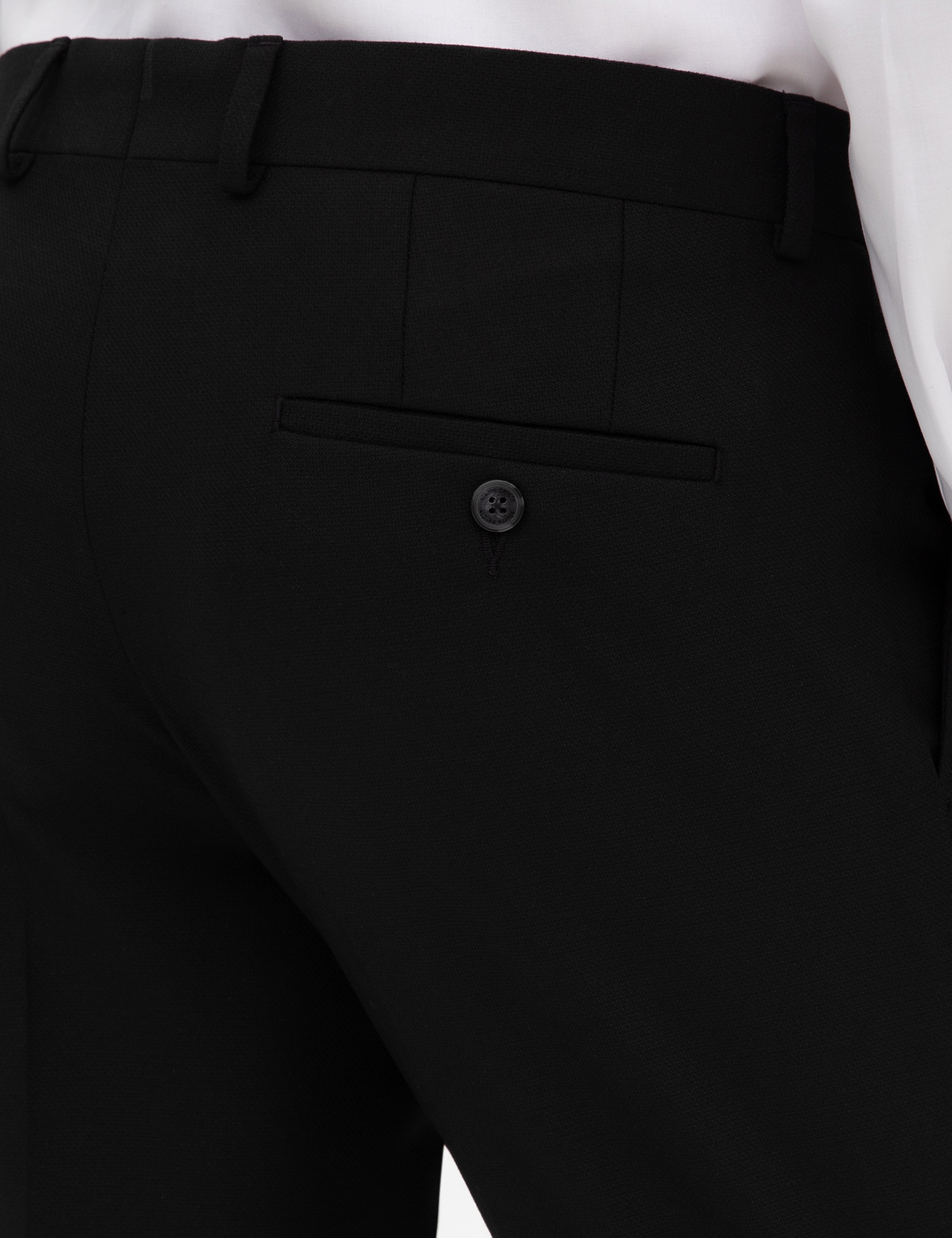 Siyah Slim Fit Kumaş Pantolon