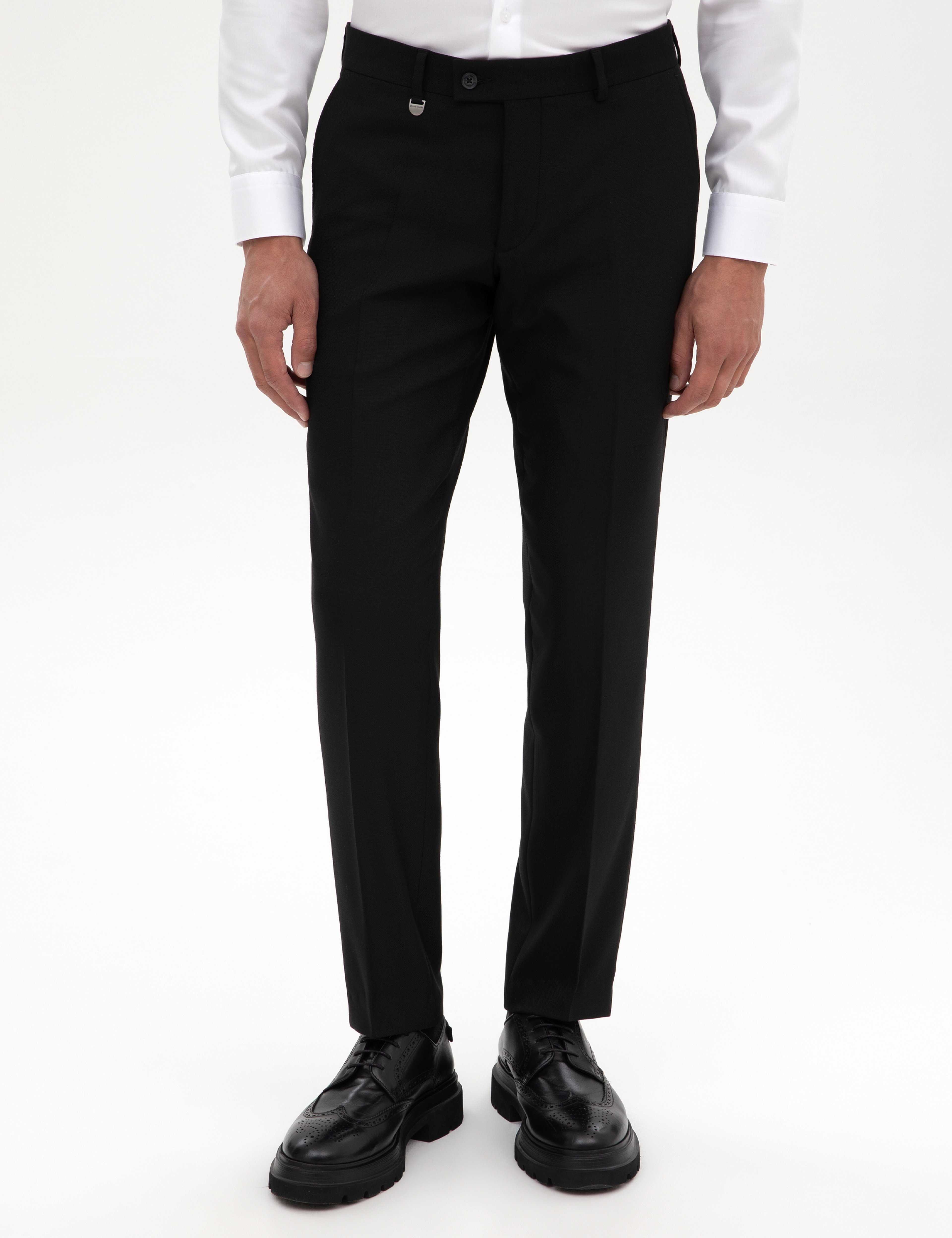 Siyah Slim Fit Kumaş Pantolon