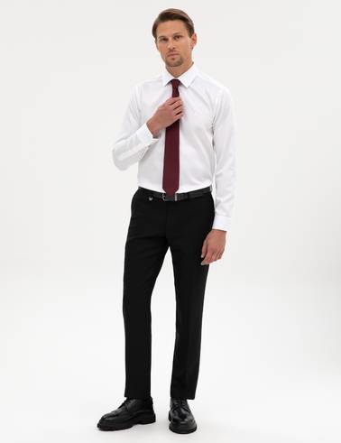Siyah Slim Fit Kumaş Pantolon