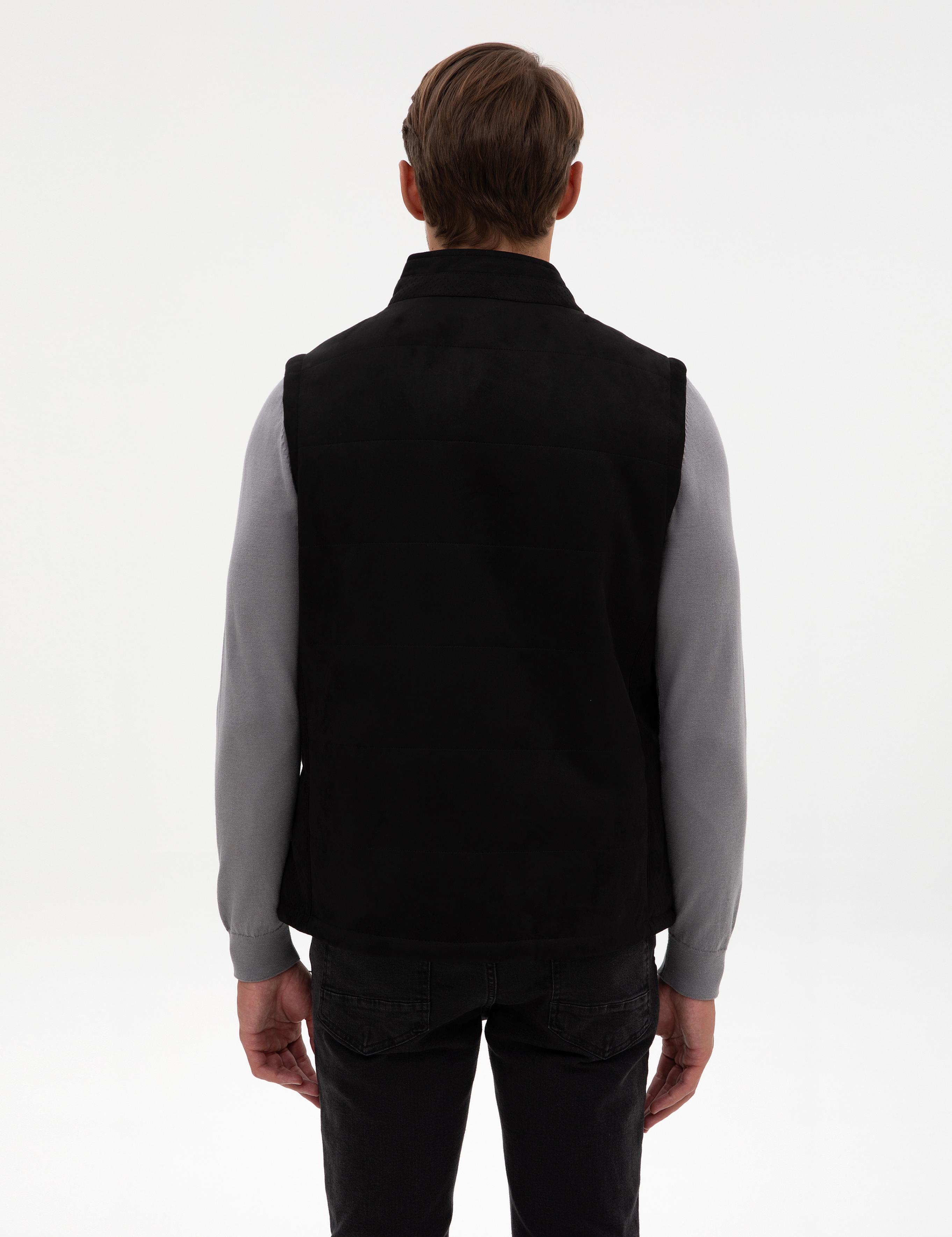 Siyah Suni Deri Ceket