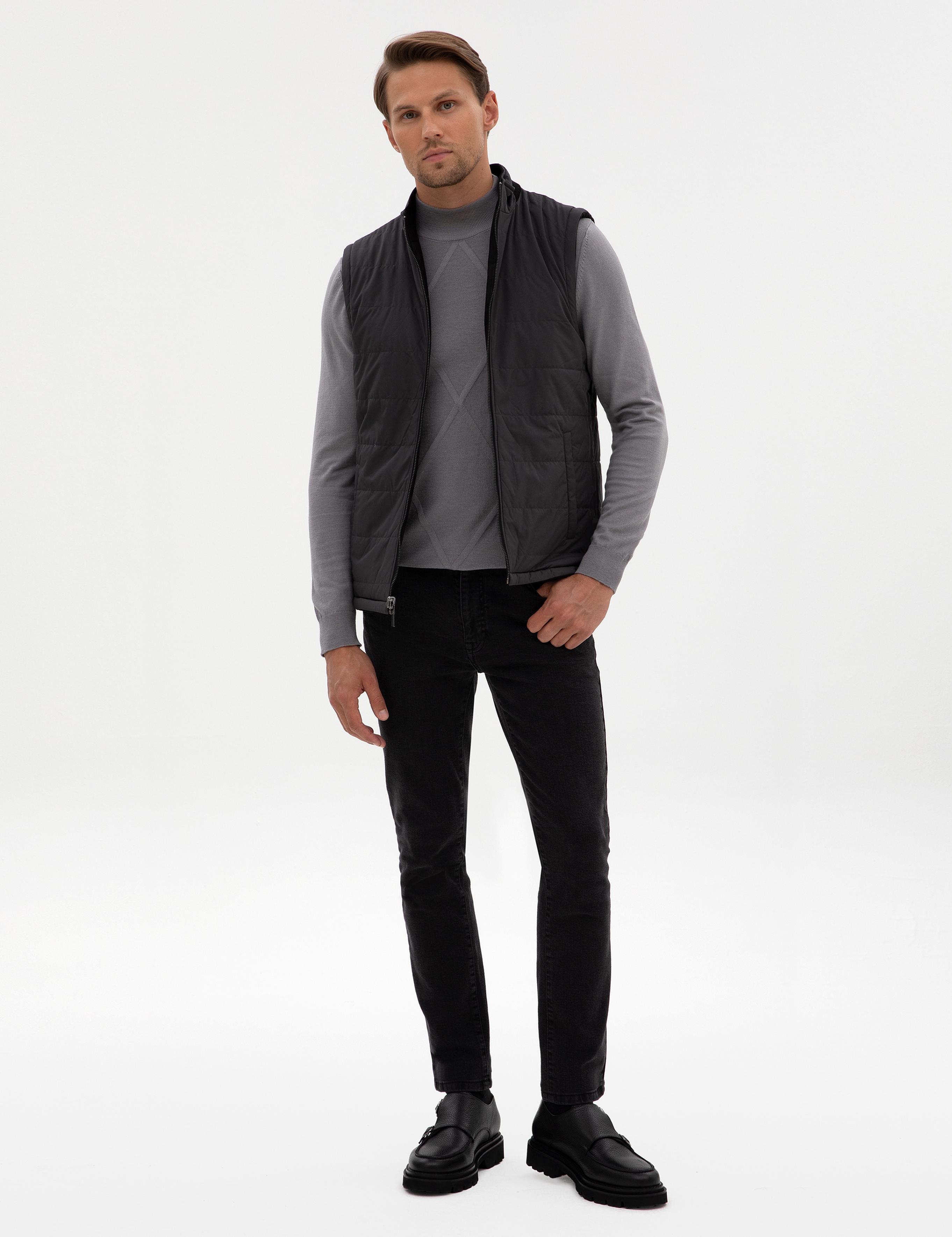 Siyah Suni Deri Ceket