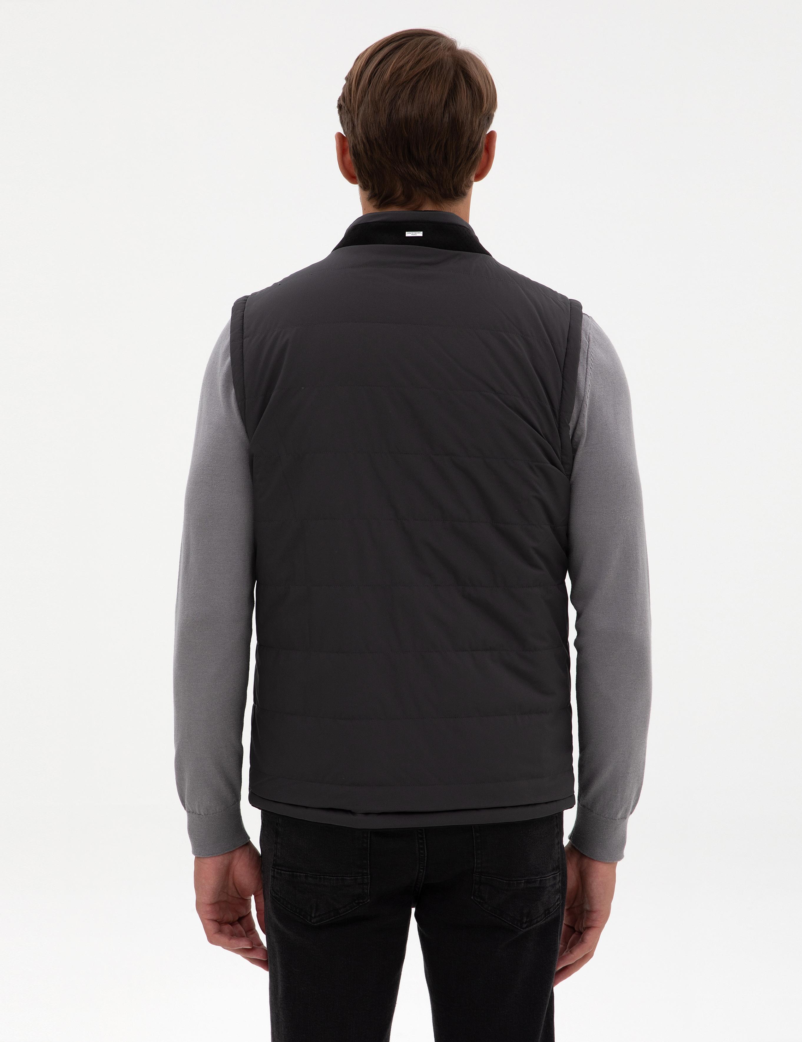 Siyah Suni Deri Ceket