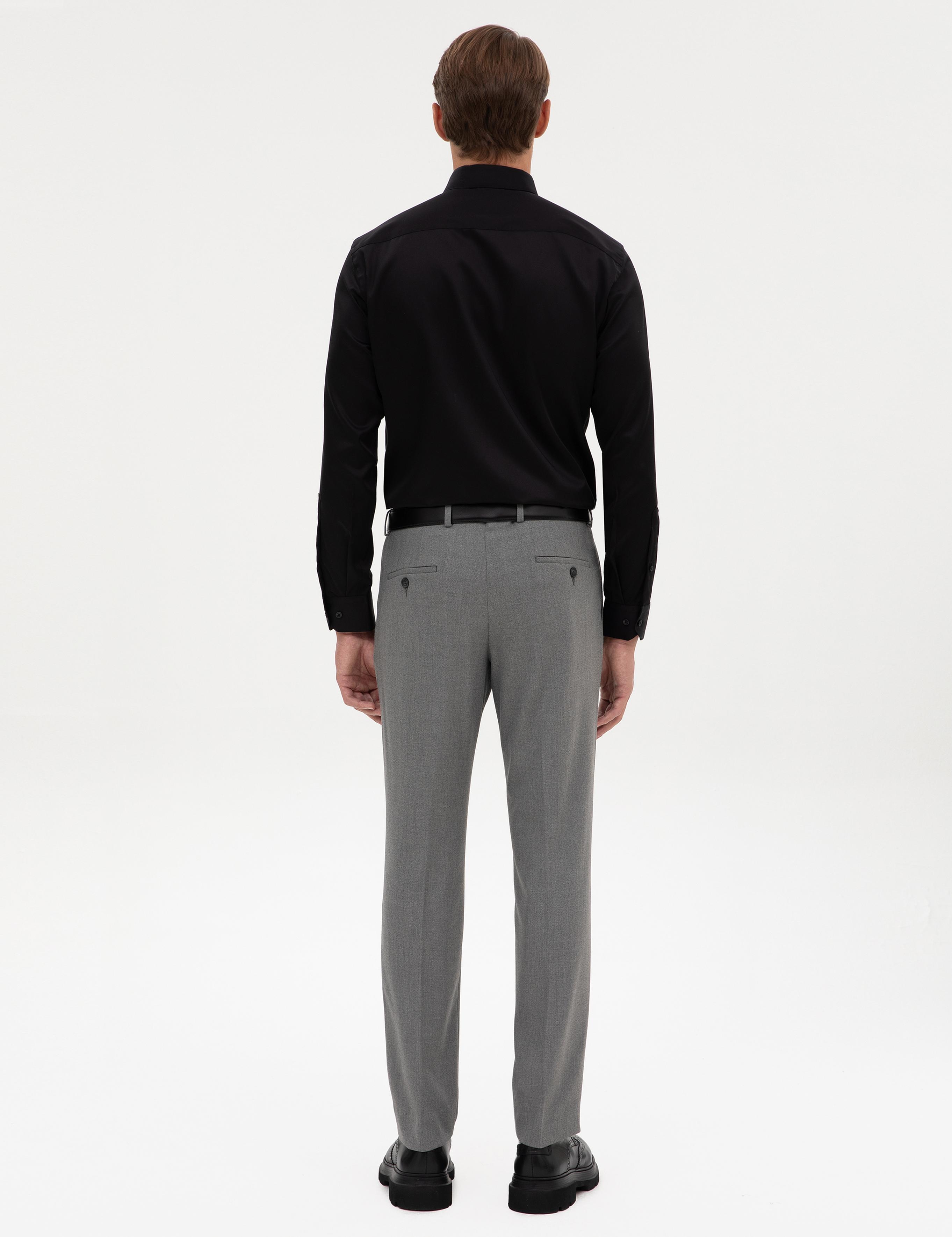 Füme Slim Fit Kumaş Pantolon