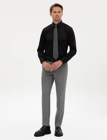 Füme Slim Fit Kumaş Pantolon