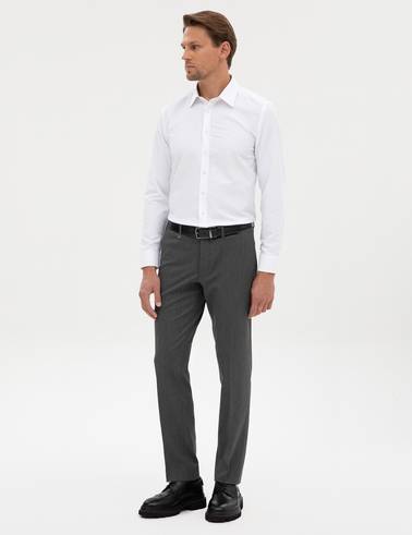 Füme Slim Fit Kumaş Pantolon